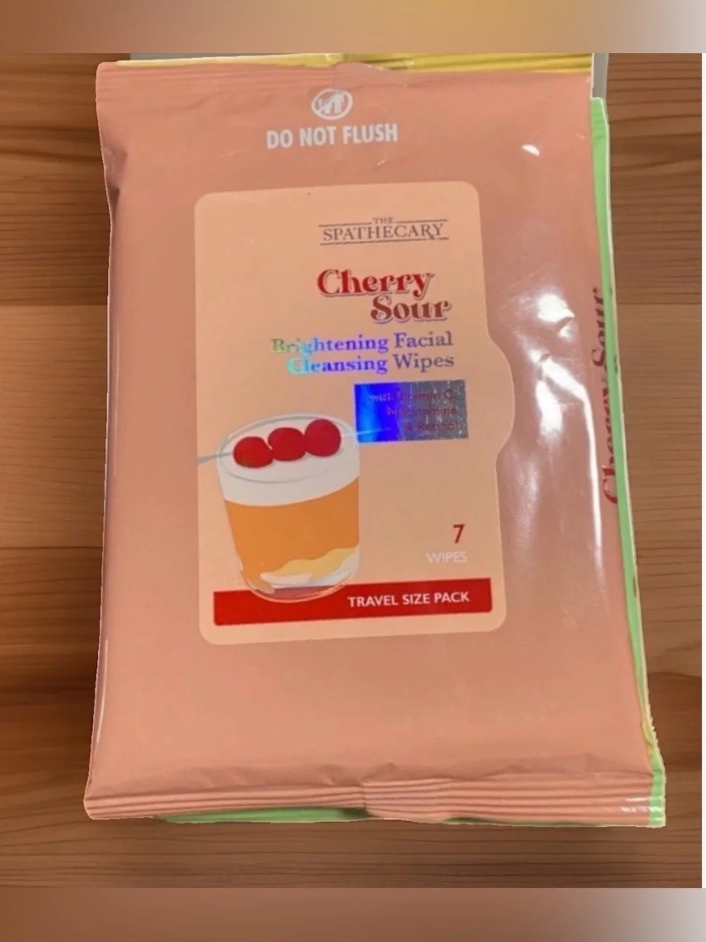 The Spathecary Wipes Peach, Cherry & Pomeg Facial Cleansing (Set Of 2 - 3 Packs)